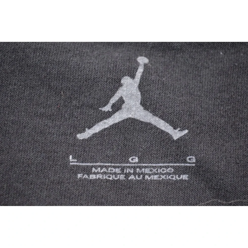 Jordan Space Planets Graphic T Shirt black Large Jumpman Cosmic Galaxy TEE